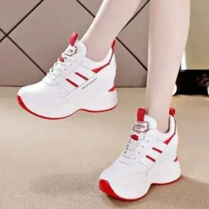 Panolifashion Women Fashion Platform Lace-Up Sneakers