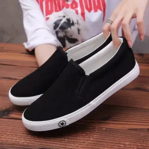 Panolifashion Men'S Casual Solid Color Wear-Resistant Canvas Shoes