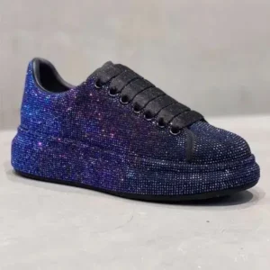 Panolifashion Night Star Rhinestone Platform Sneakers