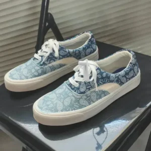 Panolifashion Vintage Breathable Printed Canvas Shoes