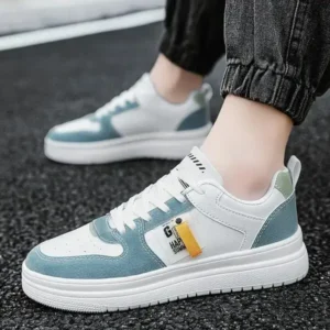 Panolifashion Men Fashion Color Matching Low Top Sneakers