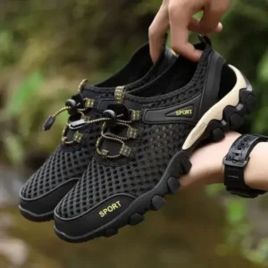 Panolifashion Men Fashion Mesh Wear-Resistant Hiking Sneakers