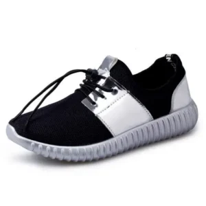 Panolifashion Men Casual Color Matching Mesh Breathable Wear-Resistant Sports Shoes