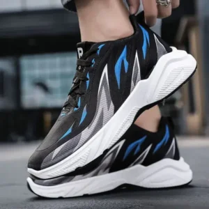 Panolifashion Men Fashion Color Matching Breathable Running Sneakers