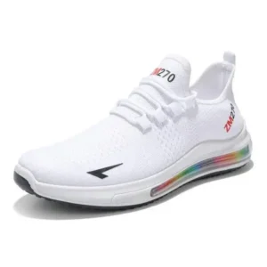 Panolifashion Men'S Casual Rainbow Bottom Air Cushion Running Sneakers