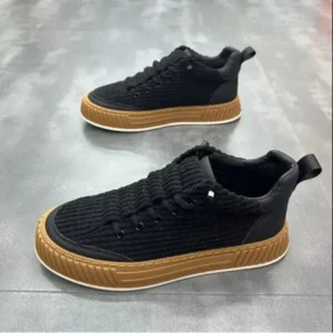 Panolifashion Men Fashion Suede Thick Sole Non-Slip Breathable Sneakers