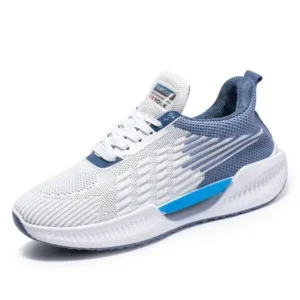 Panolifashion Men'S Fashion Hollow Color Matching Breathable Running Sneakers