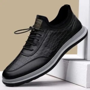 Panolifashion Men'S Casual Lightweight Waterproof Breathable Pu Sneakers