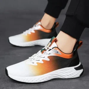 Panolifashion Men'S Fashion Breathable Mesh Color Block Sneakers