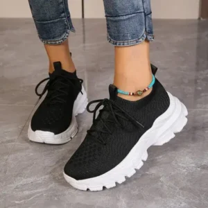 Panolifashion Women Fashionable Thick-Soles Breathable Sneakers