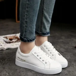 Panolifashion Summer Women Fashion Casual Solid Color Thick-Soled Canvas Sneakers