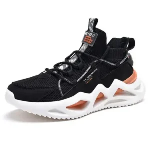 Panolifashion Men Spring Autumn Fashion Casual Colorblock Mesh Cloth Breathable Rubber Platform Shoes Sneakers