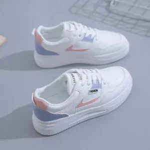 Panolifashion Women Fashion Round Toe Thin Strap Platform Sneakers