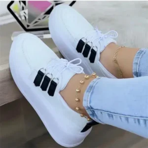 Panolifashion Women Fashion Lace-Up Sneakers